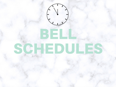  Bell Schedules 